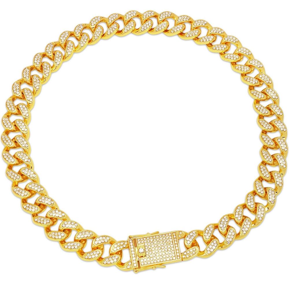 Cuban Link Chain Gold Size 22